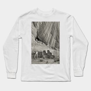 White House No. 1 B+W Long Sleeve T-Shirt